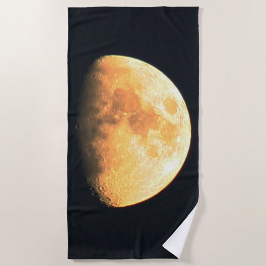 Big Old Moon btcnm Strandtuch (Vorderseite)