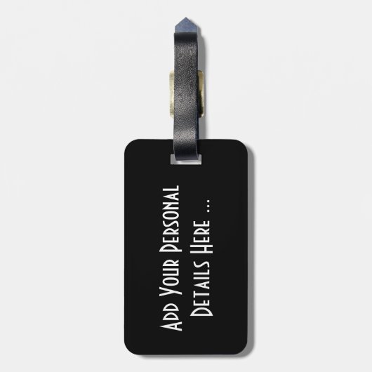 Big Old Moon cd ltcnm Gepäckanhänger (Rückseite vertikal)