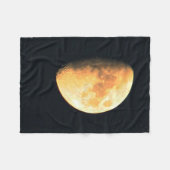 Big Old Moon fbcna Fleecedecke (Vorderseite (Horizontal))