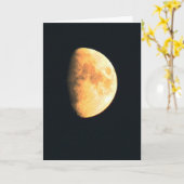 Big Old Moon Gccna Karte (Gelbe Blume)