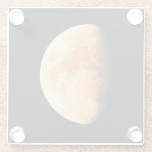 Big Old Moon Küstenercnm Glasuntersetzer (Rückseite)