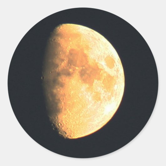Big Old Moon stcna Runder Aufkleber (Vorderseite)