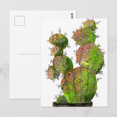 Big Old Stingy Cactus Postkarte (Vorne/Hinten)