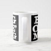 Big Ole Tasse, Riant Jumbo-Kaffee-Tasse, Schwarz/W Jumbo-Tasse (Rückseite)