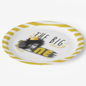 BIG ONE African American Baby Boy Pappteller (Schrägansicht)