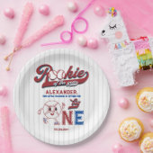 Big One Baseball Rookie des Jahres ersten Geburtst Pappteller (Party)