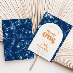 Big One Birthday Einladung Einladung zur Gefärbt