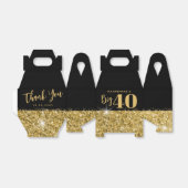 Big One Custom Age Black Gold Personalisiert Geschenkschachtel (Ungefaltet)