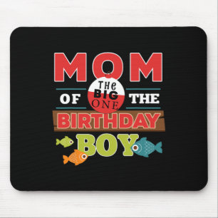 Big One Fishing Theme Mama des Geburtstags Boy Shi Mousepad