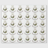 Big One Hunting First Birthday Geschenkpapier (Flach)