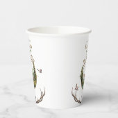 Big One Hunting First Birthday Pappbecher (Links)