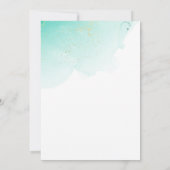 Big One Surfstrand Sommer Geburtstag Einladung (Rückseite)