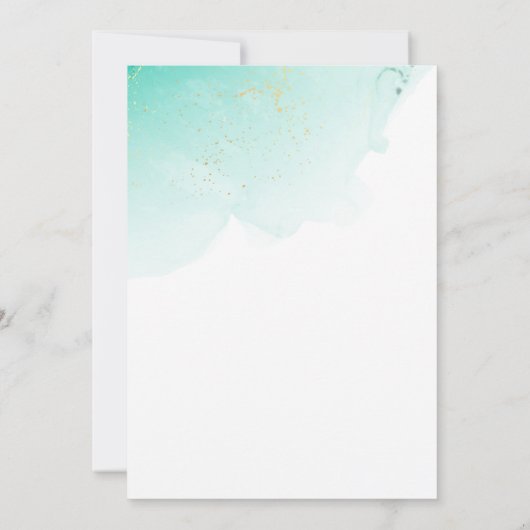 Big One Surfstrand Sommer Geburtstag Einladung (Rückseite)