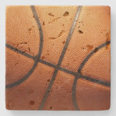Big Orange Basketball, Steinuntersetzer (Vorderseite)