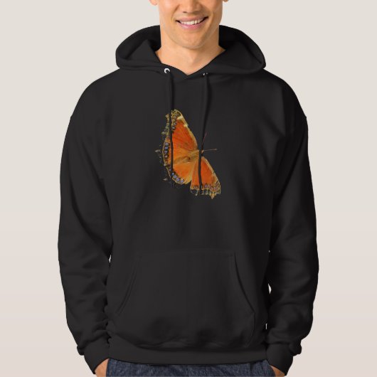 Big Orange Butterfly Hoodie (Vorderseite)