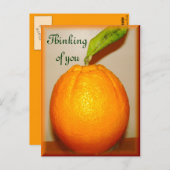 Big Orange ,Denken Sie an Sie_ Postkarte (Vorne/Hinten)