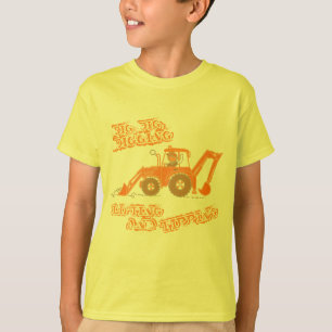 Big Orange Digger T - Shirt