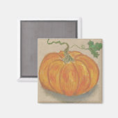 Big Orange Pumpkin Magnet (Vorderseite/Rückseite)