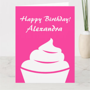 Big oversized Birthday card for women and girls Karte
