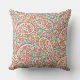 Big Paisley, kleine Blume Kissen