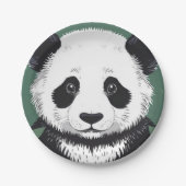 Big Panda Plate Pappteller (Vorderseite)