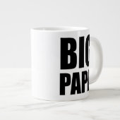 Big Papa Jumbo 20oz Tasse, Papa Gift Tasse (Vorderseite Rechts)