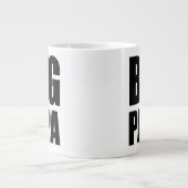 Big Papa Jumbo 20oz Tasse, Papa Gift Tasse (Vorderseite)