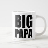 Big Papa Jumbo 20oz Tasse, Papa Gift Tasse (Rechts)