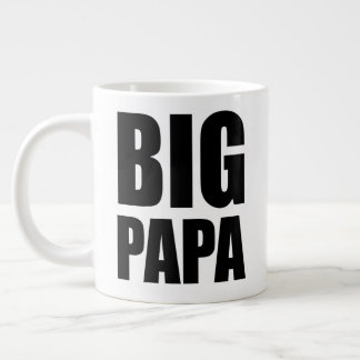 Big Papa Jumbo 20oz Tasse, Papa Gift Tasse