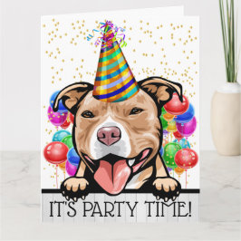 Big Party Time Card Dankeskarte