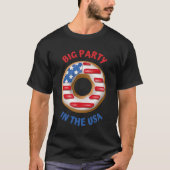 Big Party USA Patriotic Donut Shirt (Vorderseite)