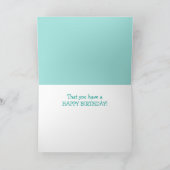 Big Paw Cat Geburtstag Karte (Innenseite)