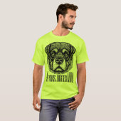 Big Paws, Bigger Love - Rottweiler T-Shirt (Vorne ganz)