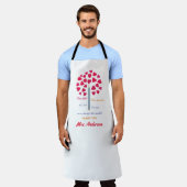 Big Pencil Baum / Lehrer Wertschätzung Schürze (Getragen)