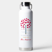 Big Pencil Baum / Lehrer Wertschätzung Trinkflasche (Vorderseite)