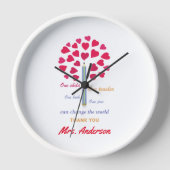 Big Pencil Baum / Lehrer Wertschätzung Uhr (Vorderseite)