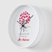 Big Pencil Baum / Lehrer Wertschätzung Uhr (Winkel)