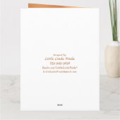 BIG Personalisiert Happy Birthday Basketball Karte (Rückseite)