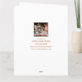 BIG Personalisierte Basketballkarten für Reisebuss Dankeskarte (Rückseite)