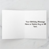 BIG PERSONALIZED Volleyball Birthday Cards Karte (Innenseite)