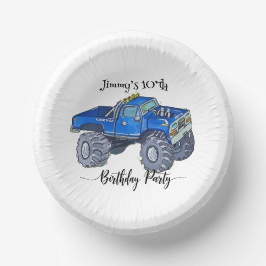 Big pickup truck pappteller (Vorderseite)