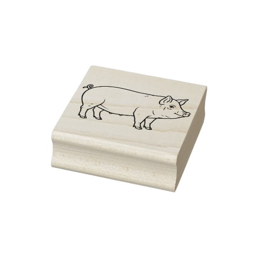 Big Pig Gummistempel (Stempel)