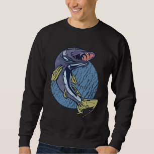 Big Pike Fish Sweatshirt
