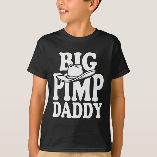 Big Pimp Daddy Halloween-Kostüm T-Shirt (Vorderseite)