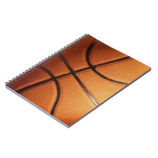 Big Pimply Orange Basketball, Notebook Notizblock (Linke Seite)