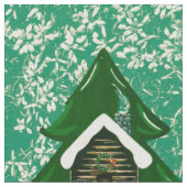 Big Pine Cabin Fabric Light Green Stoff (Nahaufnahme)