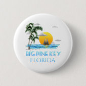 Big Pine Key Florida Keys Segeln Button (Vorderseite)