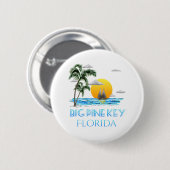 Big Pine Key Florida Keys Segeln Button (Vorne & Hinten)