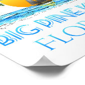 Big Pine Key Florida Keys Segeln Poster (Ecke)