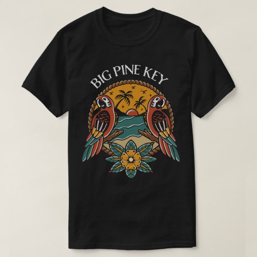 Big Pine Key Florida Keys T-Shirt (Design vorne)